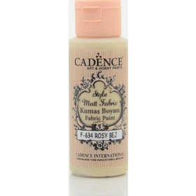 Cadence F-634 Rosy Bej Style Matt Fabric Kumaş Boyası