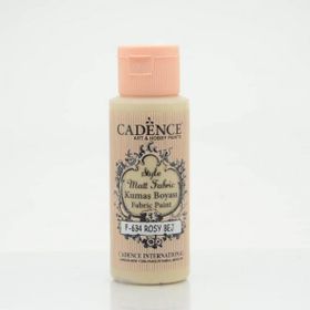 Cadence F-634 Rosy Bej Style Matt Fabric Kumaş Boyası