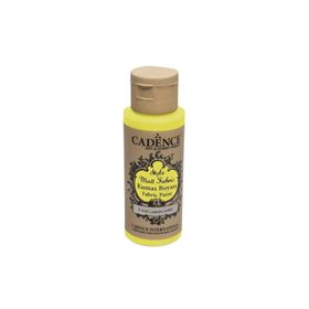 Cadence F-635 59 ml Limon Sarı Style Matt Fabric Kumaş Boyası
