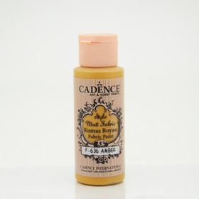 Cadence F-636 Amber 59 ml Style Matt Kumaş Boya