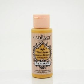Cadence F-636 Amber 59 ml Style Matt Kumaş Boya