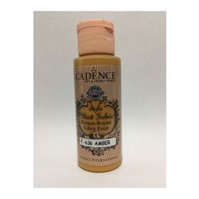 Cadence F-636 Amber 59 ml Style Matt Kumaş Boya