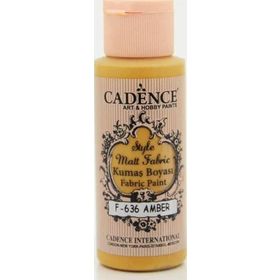 Cadence F-636 Amber Style Matt Fabric Kumaş Boyası