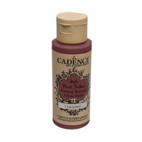Cadence F-638 59 ml Bordo Style Matt Fabric Kumaş Boyası