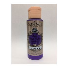 Cadence F-640 Mor Style Matt Fabric Kumaş Boyası