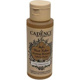Cadence F-648 Terracotta 59 ml Style Matt Kumaş Boya