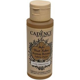 Cadence F-648 Terracotta 59 ml Style Matt Kumaş Boya