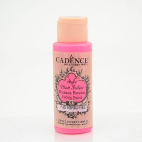 Cadence F-652 Fosforlu Pembe Style Mat Kumaş Boyası