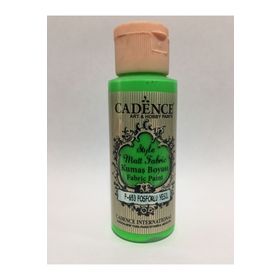 Cadence F-653 Fosforlu Yeşil Style Mat Kumaş Boyası