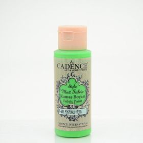 Cadence F-653 Yeşil 59 ml Style Matt Kumaş Florasan Boya