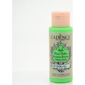 Cadence F-653 Yeşil 59 ml Style Matt Kumaş Florasan Boya