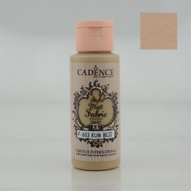 Cadence F603 59 ml Kum Beji Mat Kumaş Boyası