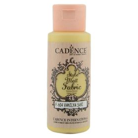 Cadence F604 59 ml Vanilya Sarı Mat Kumaş Boyası