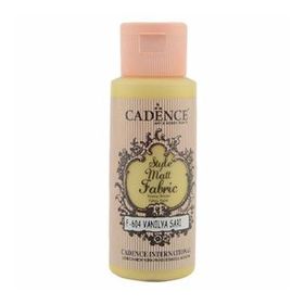 Cadence F604 59 ml Vanilya Sarı Mat Kumaş Boyası