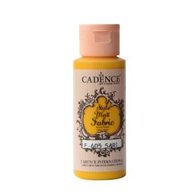 Cadence F605 59 ml Sarı Mat Kumaş Boyası