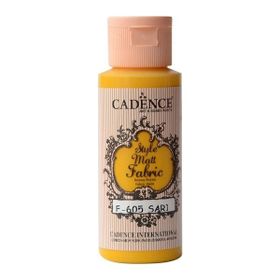 Cadence F605 59 ml Sarı Mat Kumaş Boyası