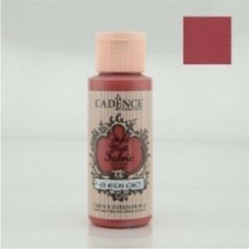 Cadence F608 59 ml Mercan Kırmızı Mat Kumaş Boyası
