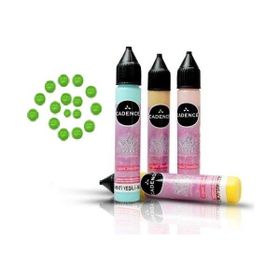 Cadence Fıstık Yeşili Renkli İnciler Boyutlu 25ml Boncuk Boya