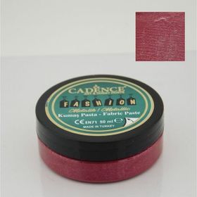 Cadence FMP-05 Kırmızı Fashion Metalik Kumaş Pasta