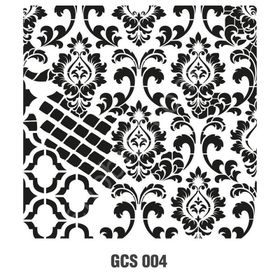 Cadence GCS-004 45x45 Grunge Duvar Stencil