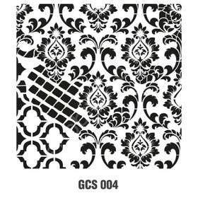 Cadence GCS-004 45x45 Grunge Duvar Stencil