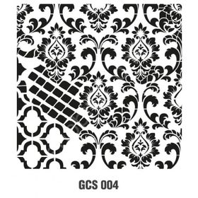Cadence GCS-004 45x45 Grunge Duvar Stencil