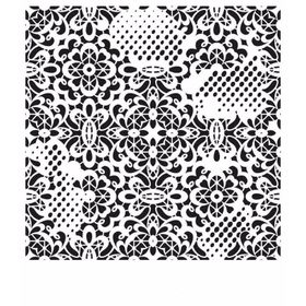Cadence GCS-006 45x45 Grunge Duvar Stencil