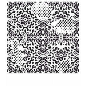 Cadence GCS-006 45x45 Grunge Duvar Stencil