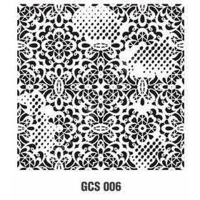 Cadence GCS-006 45x45 Grunge Duvar Stencil