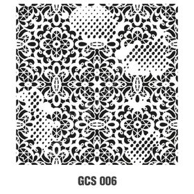 Cadence GCS-006 45x45 Grunge Duvar Stencil
