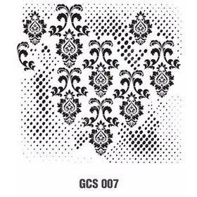 Cadence GCS-007 45x45 Grunge Duvar Stencil