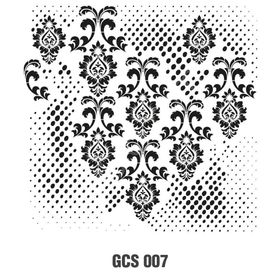Cadence GCS-007 45x45 Grunge Duvar Stencil
