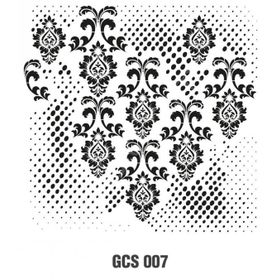 Cadence GCS-007 45x45 Grunge Duvar Stencil