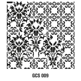 Cadence GCS-009 45x45 Grunge Duvar Stencil