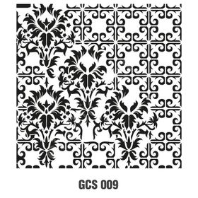 Cadence GCS-009 45x45 Grunge Duvar Stencil