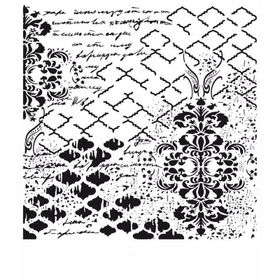 Cadence GCS-012 45x45 Grunge Duvar Stencil