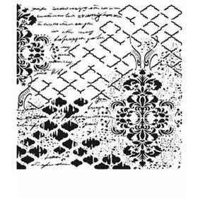 Cadence GCS-012 45x45 Grunge Duvar Stencil