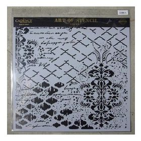 Cadence GCS-012 45x45 Grunge Duvar Stencil