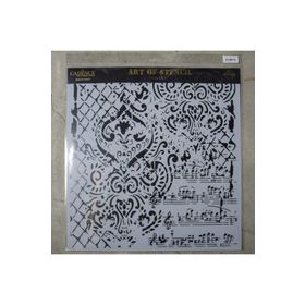 Cadence GCS-014 45x45 Grunge Duvar Stencil