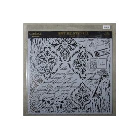 Cadence GCS-015 45x45 Grunge Duvar Stencil