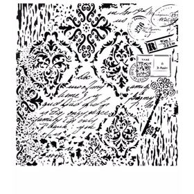 Cadence GCS-015 45x45 Grunge Duvar Stencil