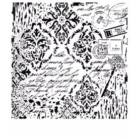 Cadence GCS-015 45x45 Grunge Duvar Stencil