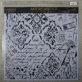 Cadence GCS-015 45x45 Grunge Duvar Stencil