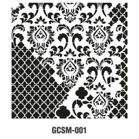 Cadence GCSM-001 Midi Grunge 25x25 cm Stencil