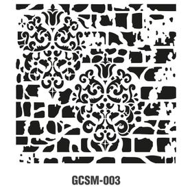 Cadence GCSM-003 25x25 Midi Grunge Stencil