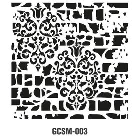 Cadence GCSM-003 25x25 Midi Grunge Stencil
