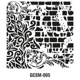 Cadence GCSM-005 25x25 Midi Grunge Stencil