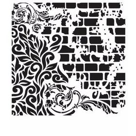 Cadence GCSM-005 25x25 Midi Grunge Stencil