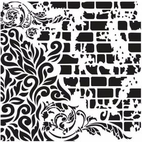 Cadence GCSM-005 25x25 Midi Grunge Stencil