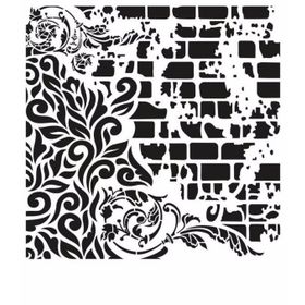 Cadence GCSM-005 25x25 Midi Grunge Stencil